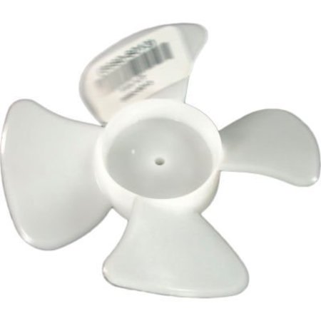 LAU Small Plastic Push-On Fan Blade, 5-1/2" Dia., CCW, 3/16" Bore, 1-1/8" Blade Depth, 4 Blade 8660-6013